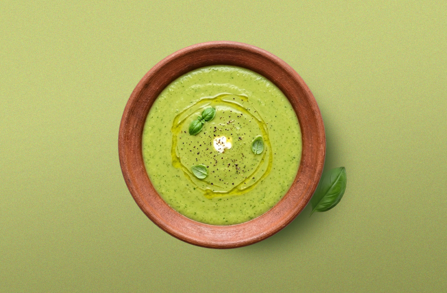 Crema de zapallo italiano y albahaca: una receta suave, fresca y llena de aroma